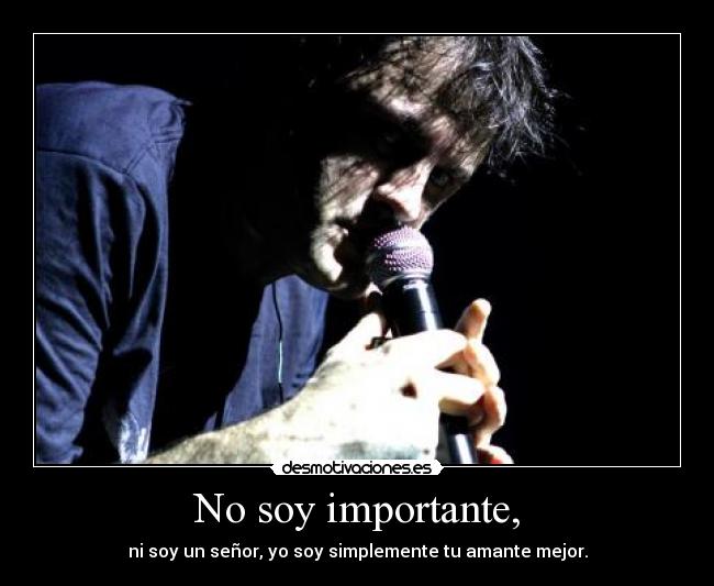 No soy importante, - 