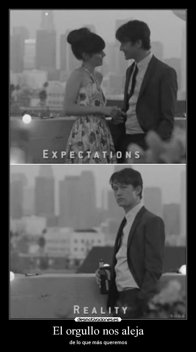 El orgullo nos aleja -