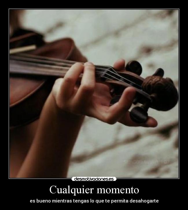 Cualquier momento -