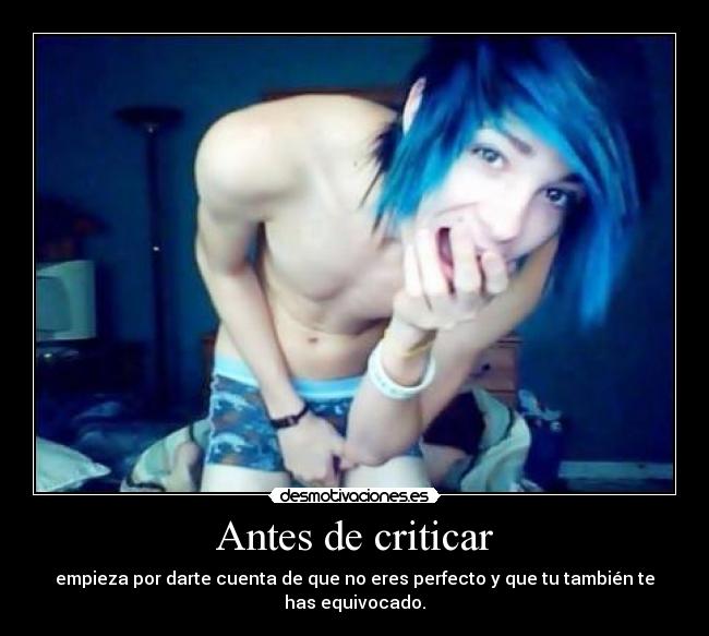 Antes de criticar -