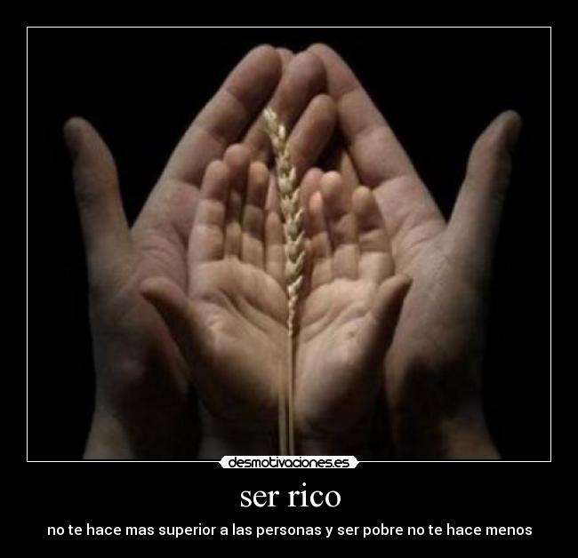 ser rico -