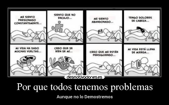 carteles problemas problemas gracioso desmotivaciones