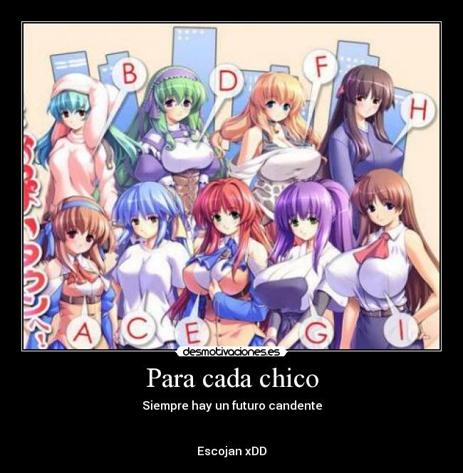 carteles para cada chico anime desmotivaciones