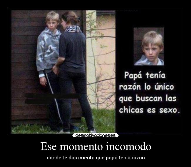 Ese momento incomodo - 