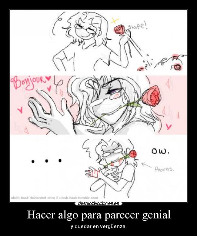 Hacer algo para parecer genial - 