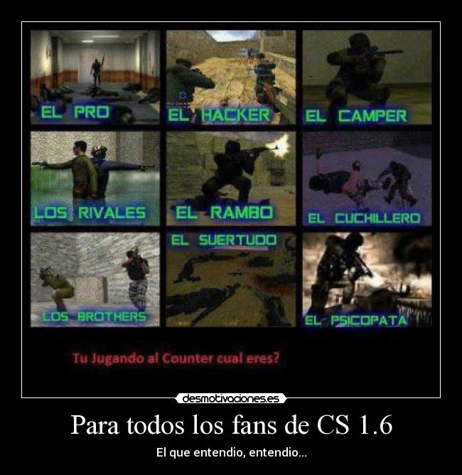 carteles counter strike desmotivaciones