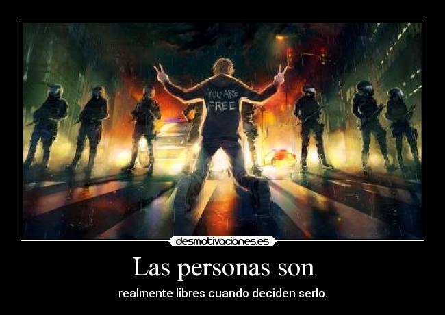 Las personas son -