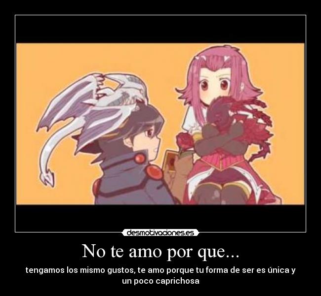 No te amo por que... - 