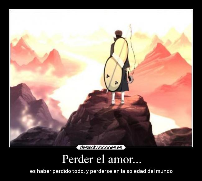 Perder el amor... - 