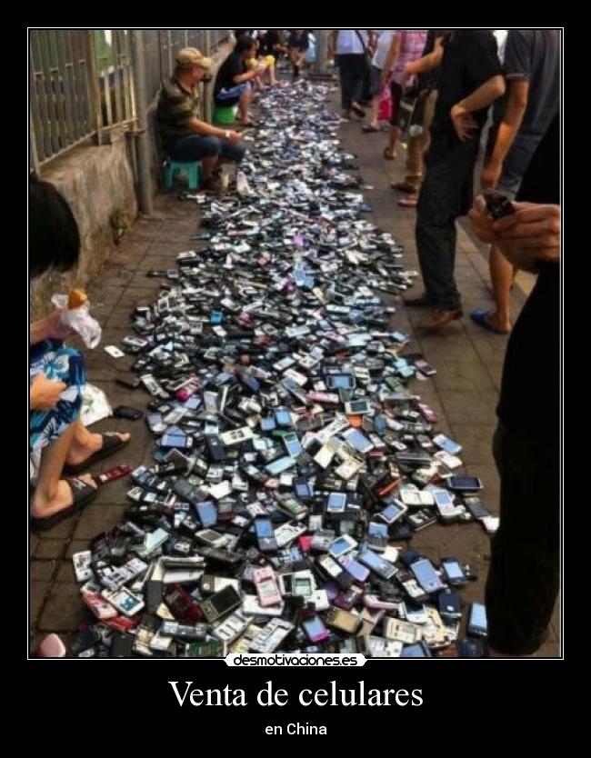 Venta de celulares - en China