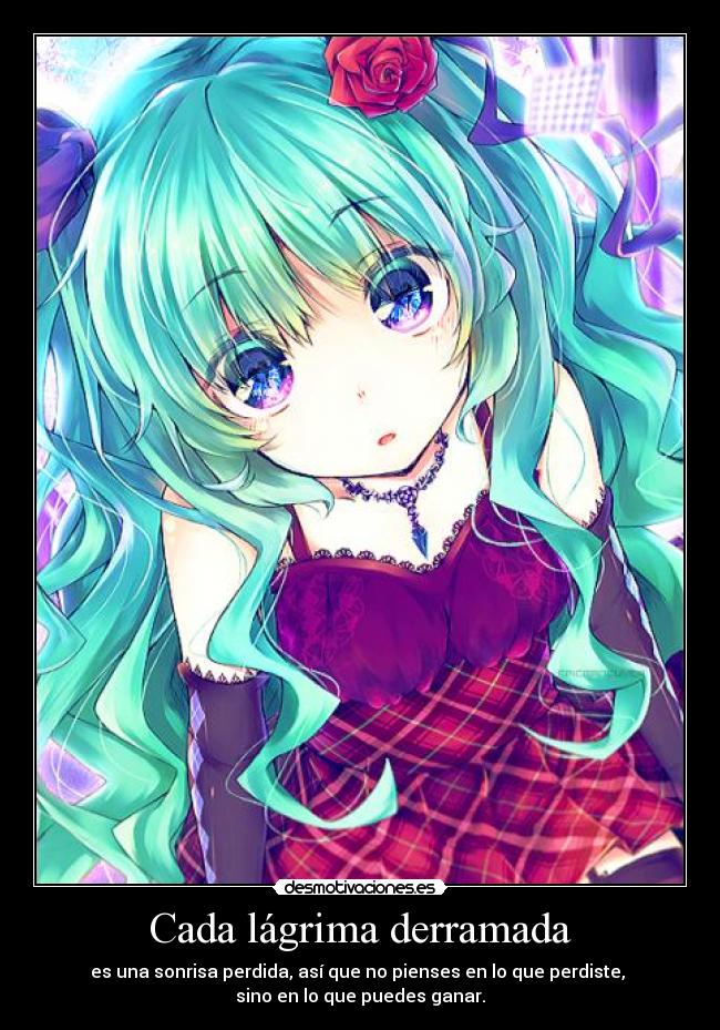 carteles lagrima derramada sonrisa perdida desmotivaciones
