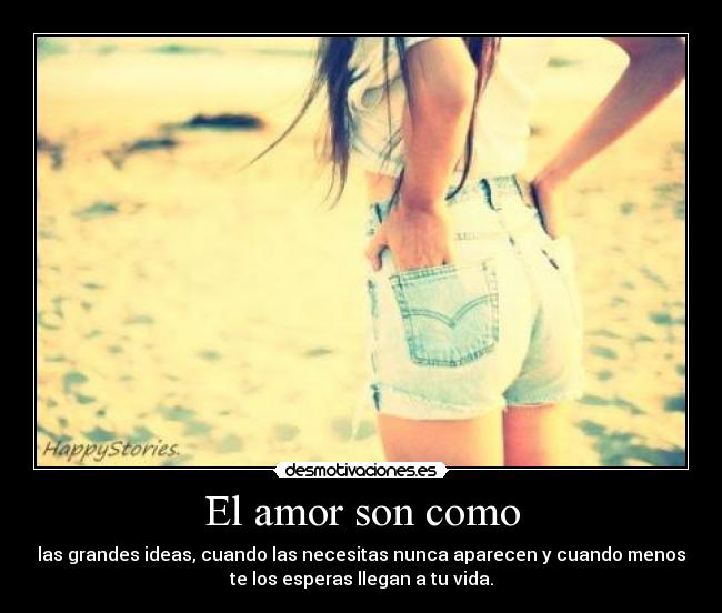 El amor son como Desmotivaciones