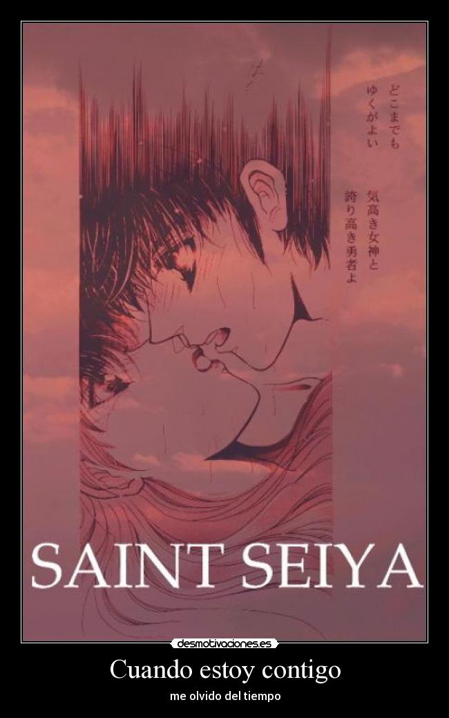 Cuando estoy contigo - me olvido del tiempo