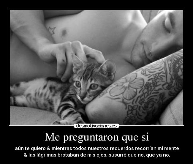 Me preguntaron que si -