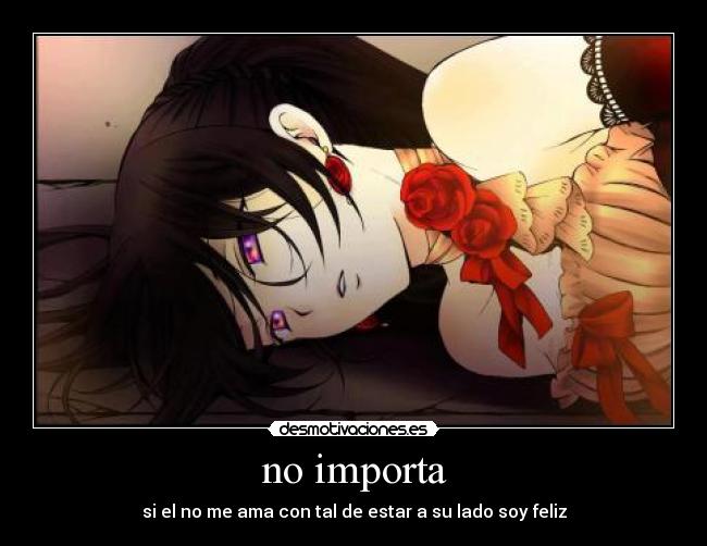 no importa -