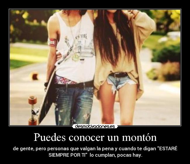 Puedes conocer un montón - 