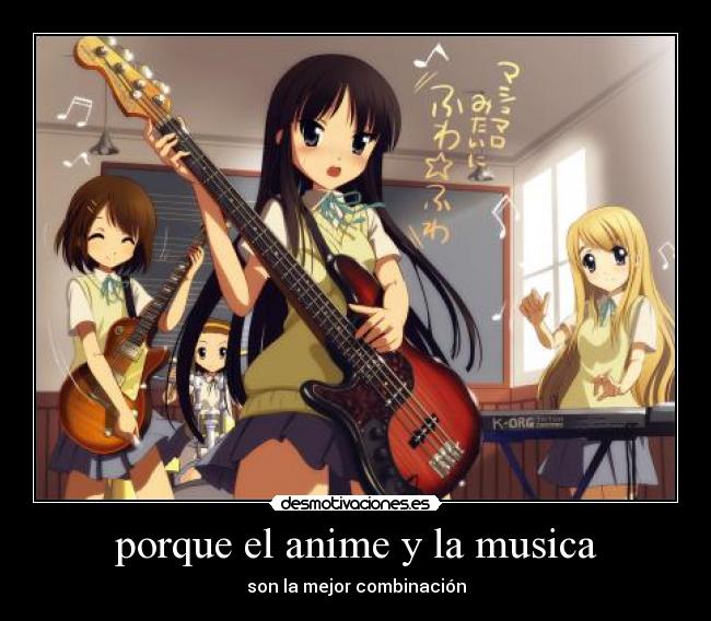 carteles anime musica musicaanime desmotivaciones