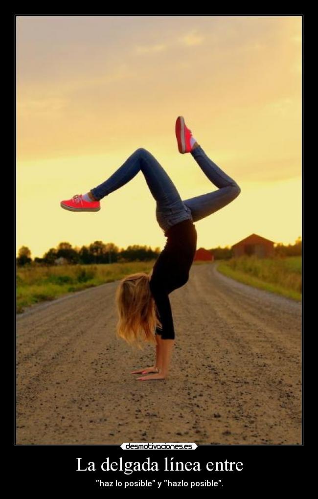 La delgada línea entre -