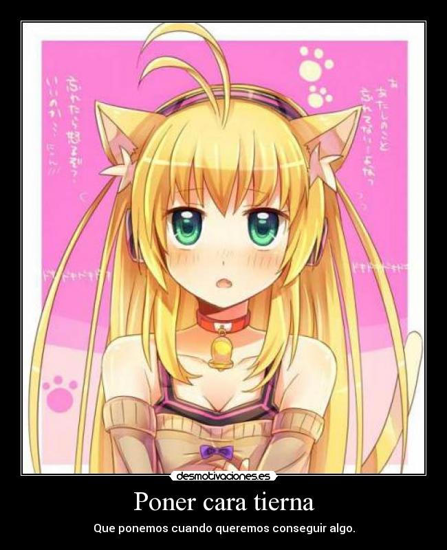 carteles lily vocaloid campanita rubias pucheros anime otakus desmotivaciones