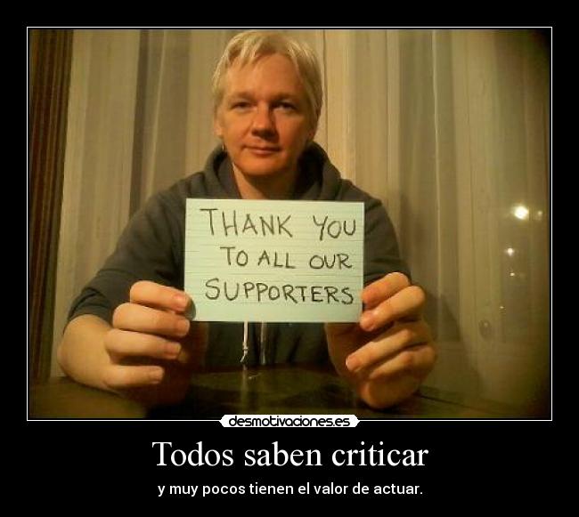 Todos saben criticar - 