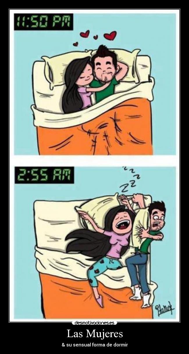 Las Mujeres - & su sensual forma de dormir