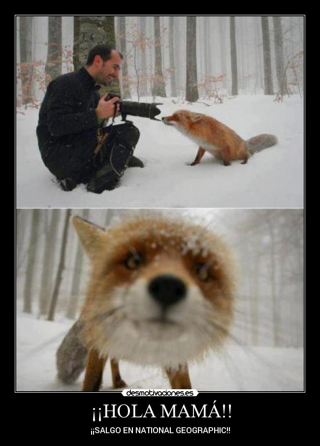 ¡¡HOLA MAMÁ!! - ¡¡SALGO EN NATIONAL GEOGRAPHIC!!