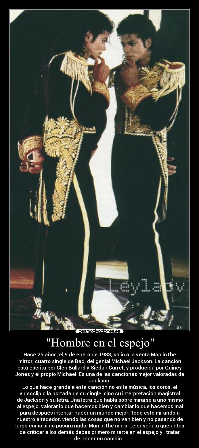 Hombre en el espejo -