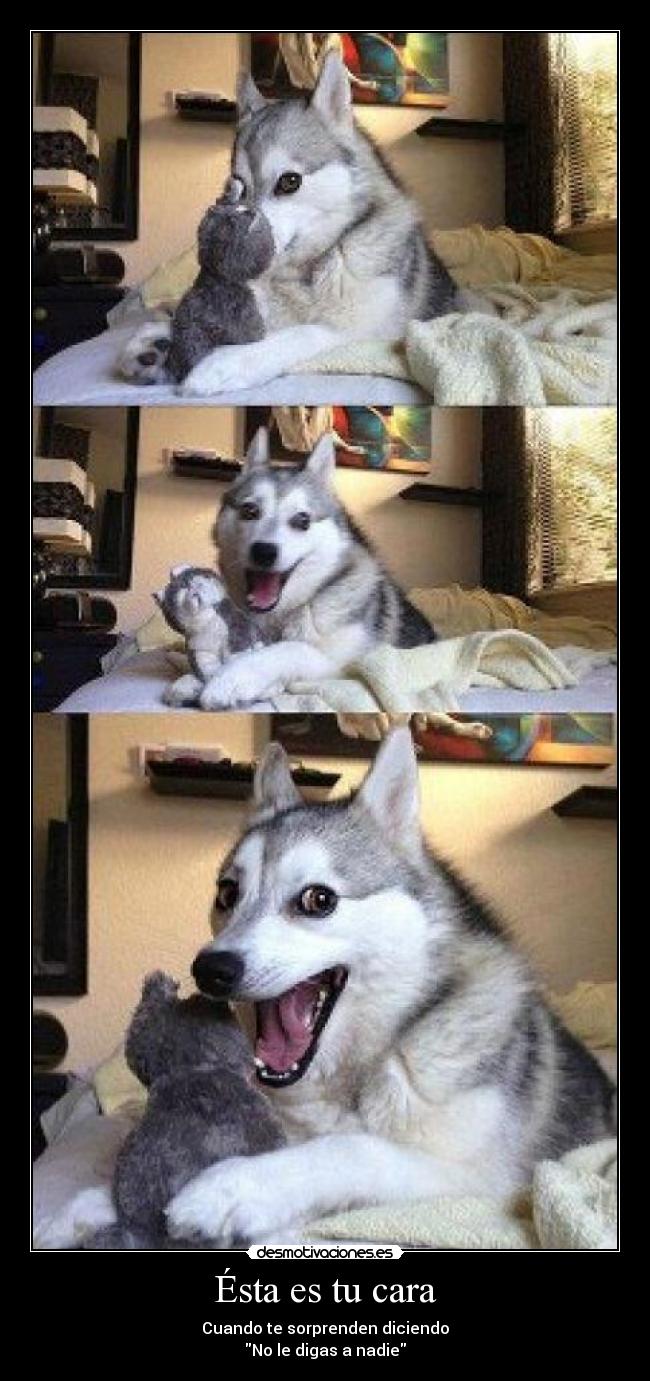 Ésta es tu cara - Cuando te sorprenden diciendo
No le digas a nadie