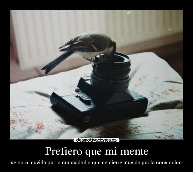 Prefiero que mi mente - 