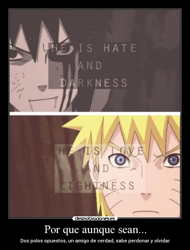 carteles amistad naruto desmotivaciones