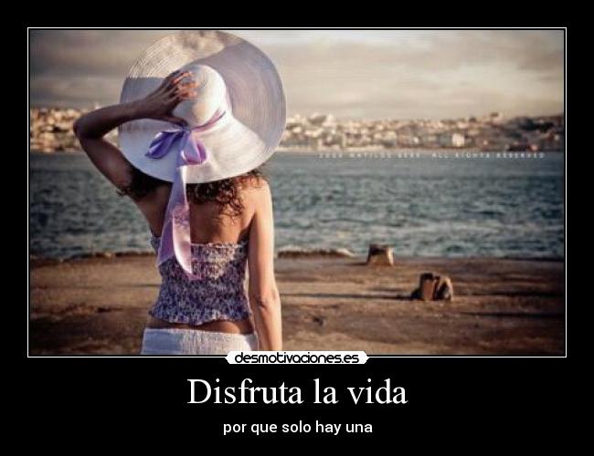 Disfruta la vida - 