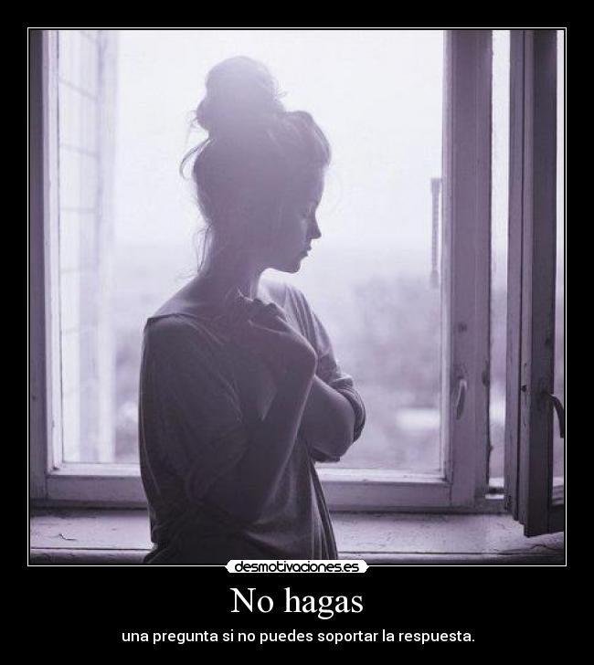 carteles pregunta respuesta soportar desmotivaciones