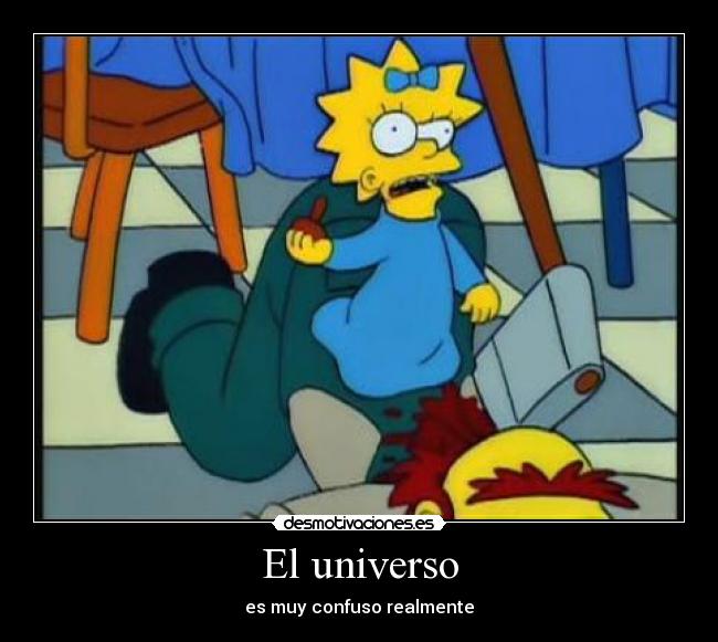 carteles maggie simpson desmotivaciones