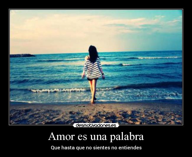 Amor es una palabra -