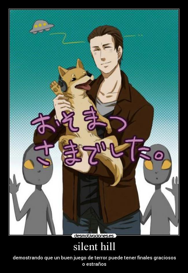 silent hill - demostrando que un buen juego de terror puede tener finales graciosos o estraños