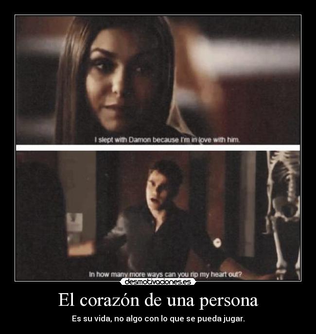 El corazón de una persona - 