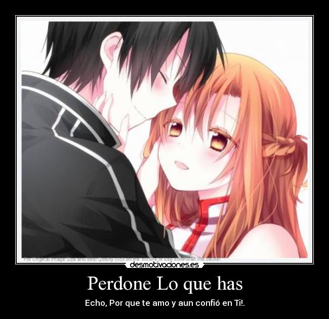 Perdone Lo que has -