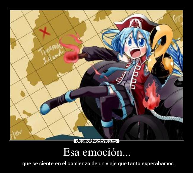 Esa emoción... - ...que se siente en el comienzo de un viaje que tanto esperábamos.