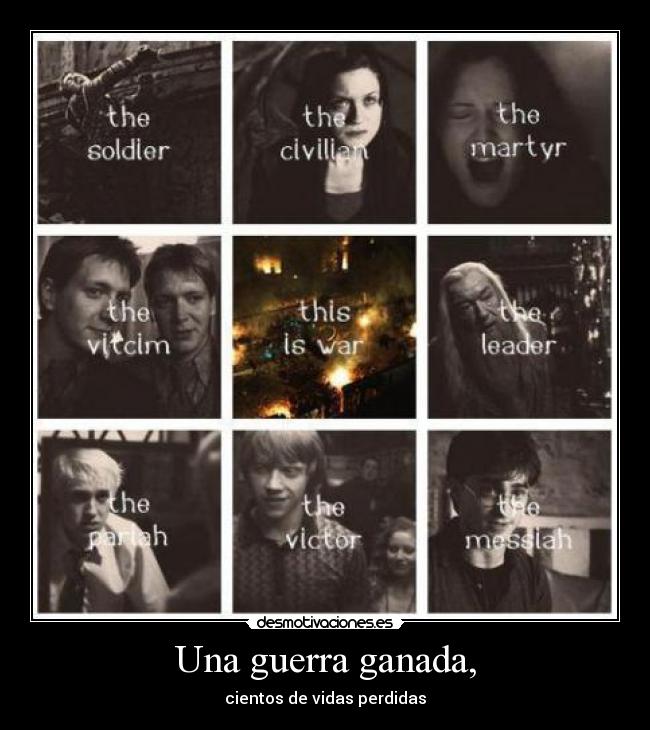 Una guerra ganada, - cientos de vidas perdidas