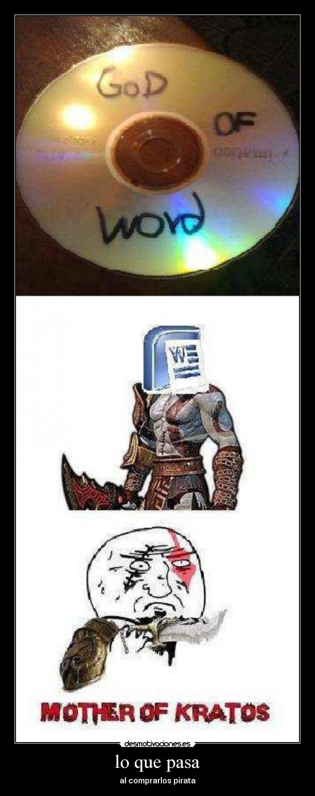 lo que pasa - al comprarlos pirata