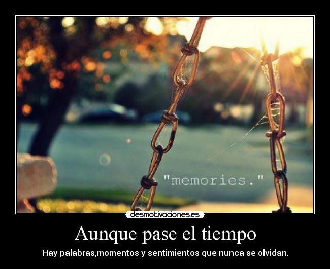 Aunque pase el tiempo - 