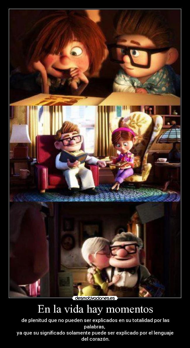 En la vida hay momentos -