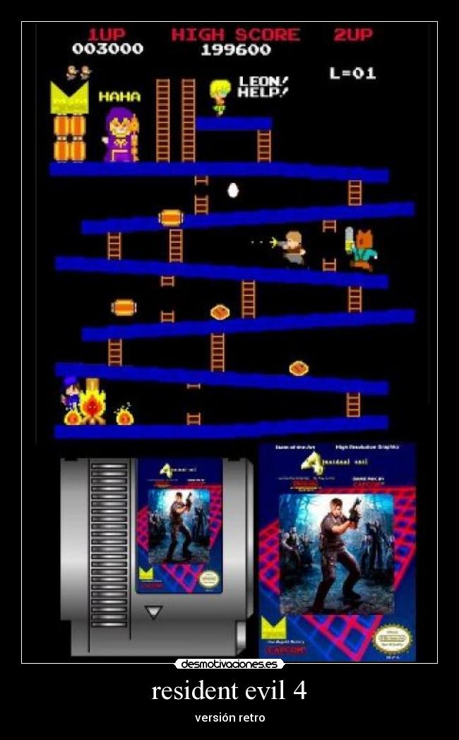 resident evil 4 - versión retro
