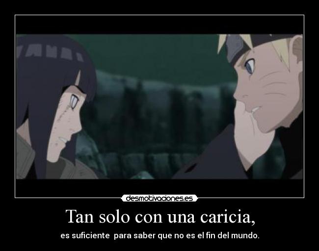 Tan solo con una caricia, -