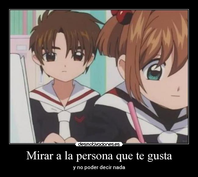 Mirar a la persona que te gusta - 