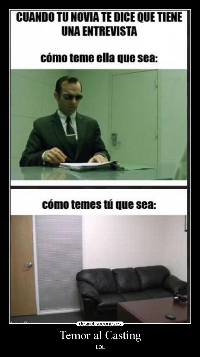 Temor al Casting - 