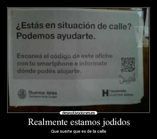 Realmente estamos jodidos - 