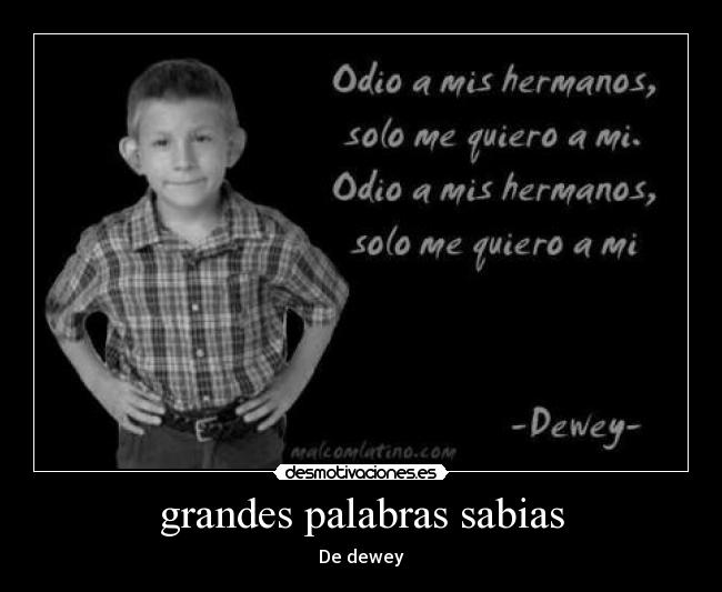 grandes palabras sabias - De dewey