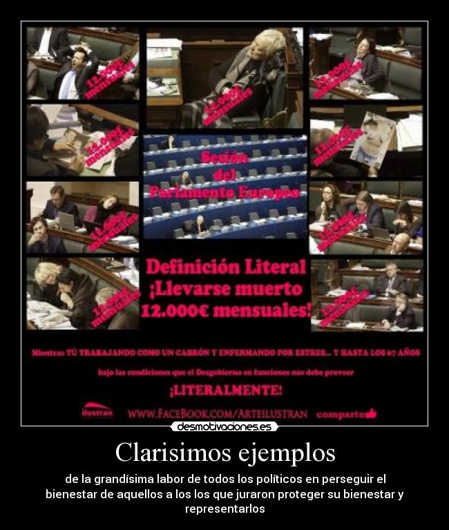 carteles caaf justiciaradical hasta los huevos politicos haciendo todo menos proteger bienestar desmotivaciones