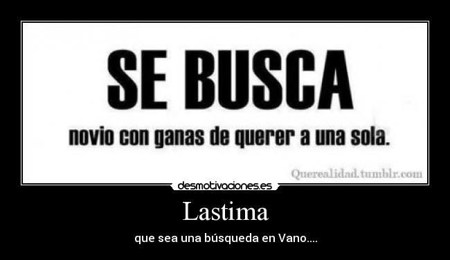 Lastima -